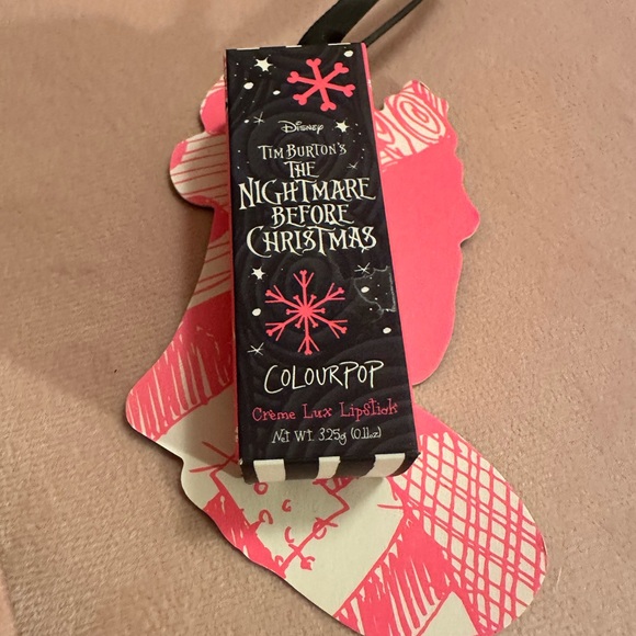 3/$36 The Nightmare Before Christmas Creme Lux Lipstick Sally (Hot Pink) NIB - Picture 5 of 9